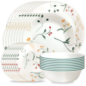 Corelle® Wildflower Scatter 32-piece Dinnerware Set. Service for 8